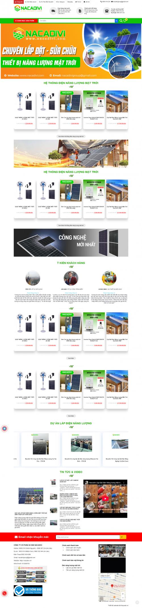 Tấm Pin Mặt Trời Nacadivi