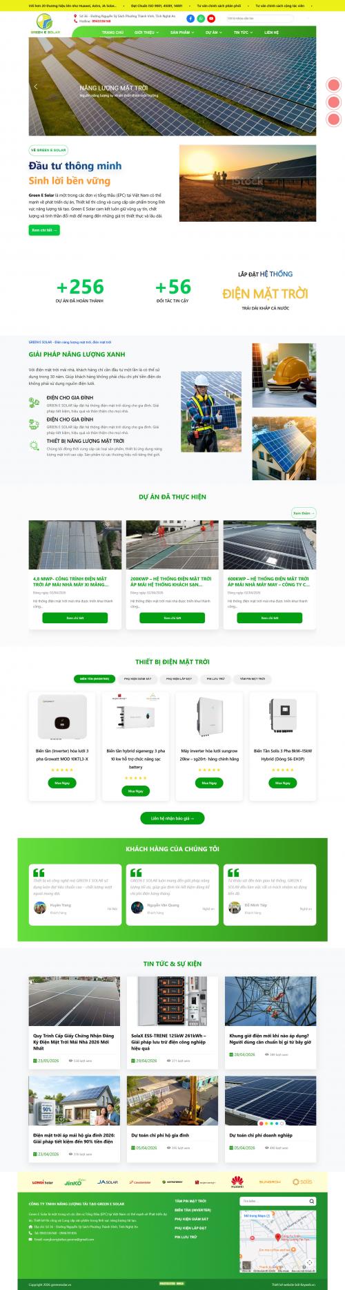 Điện Mặt Trời GreenE